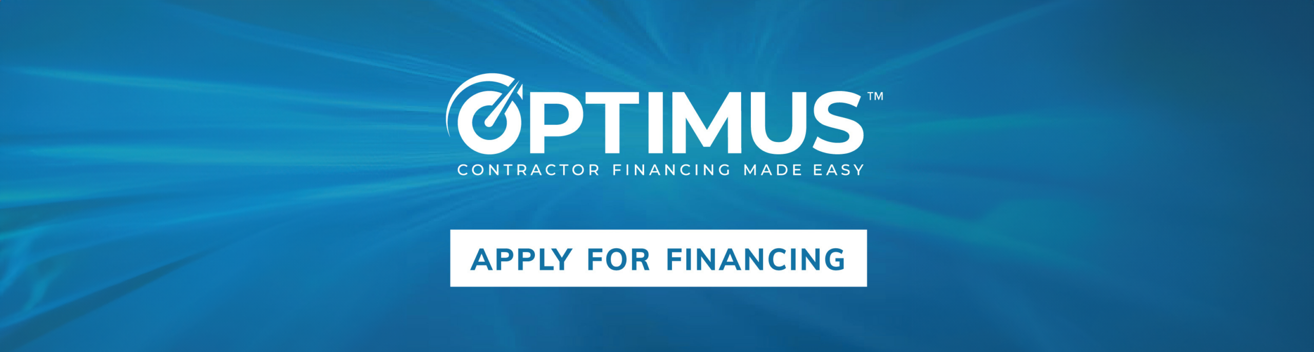 Optimus, contractor financing made easy with an apply now button
